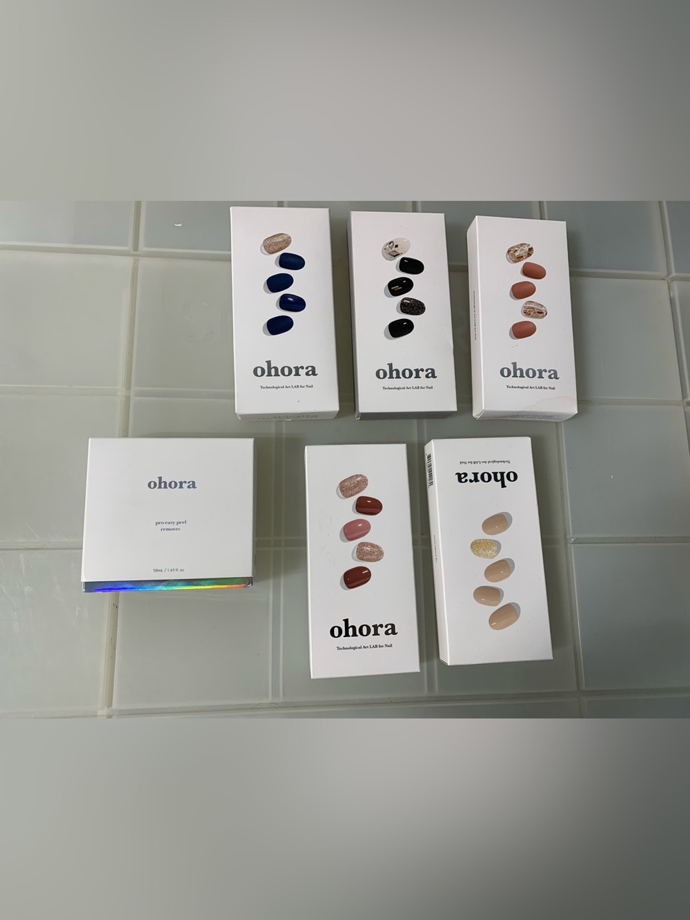 Ohora Nail Set 💅 Semi-cured Gel Nail Set Bundle - NIB